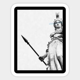 Athena the goddess of wisdom Sticker